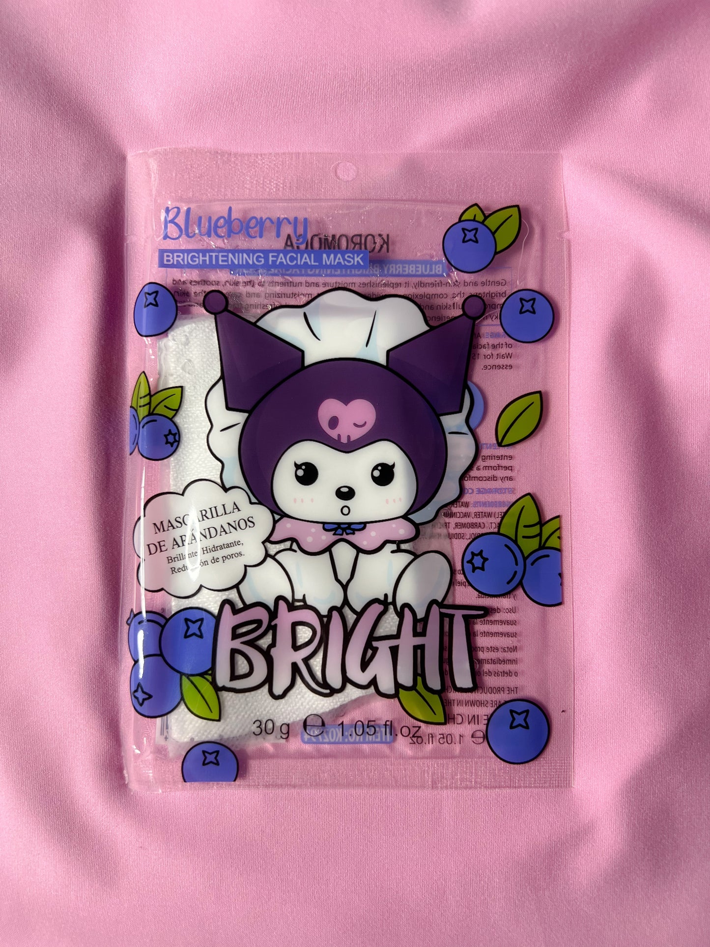 Maschera Viso Kuromi Blueberry
