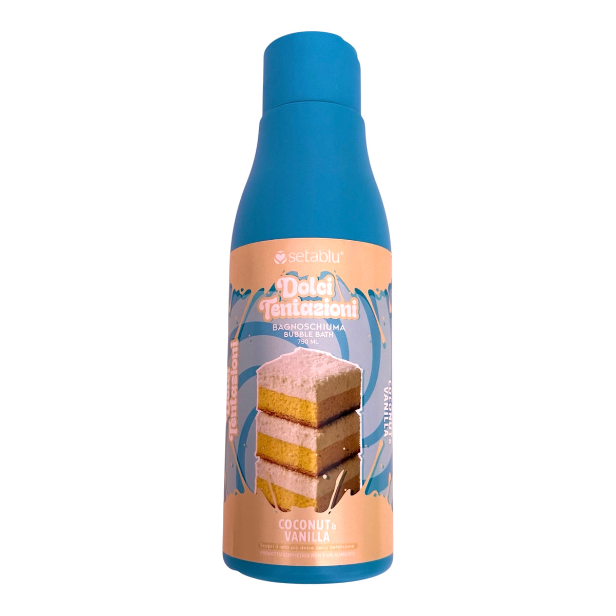Bagnoschiuma Seta Blu Dolci Tentazioni Cocco e Vaniglia 750ml
