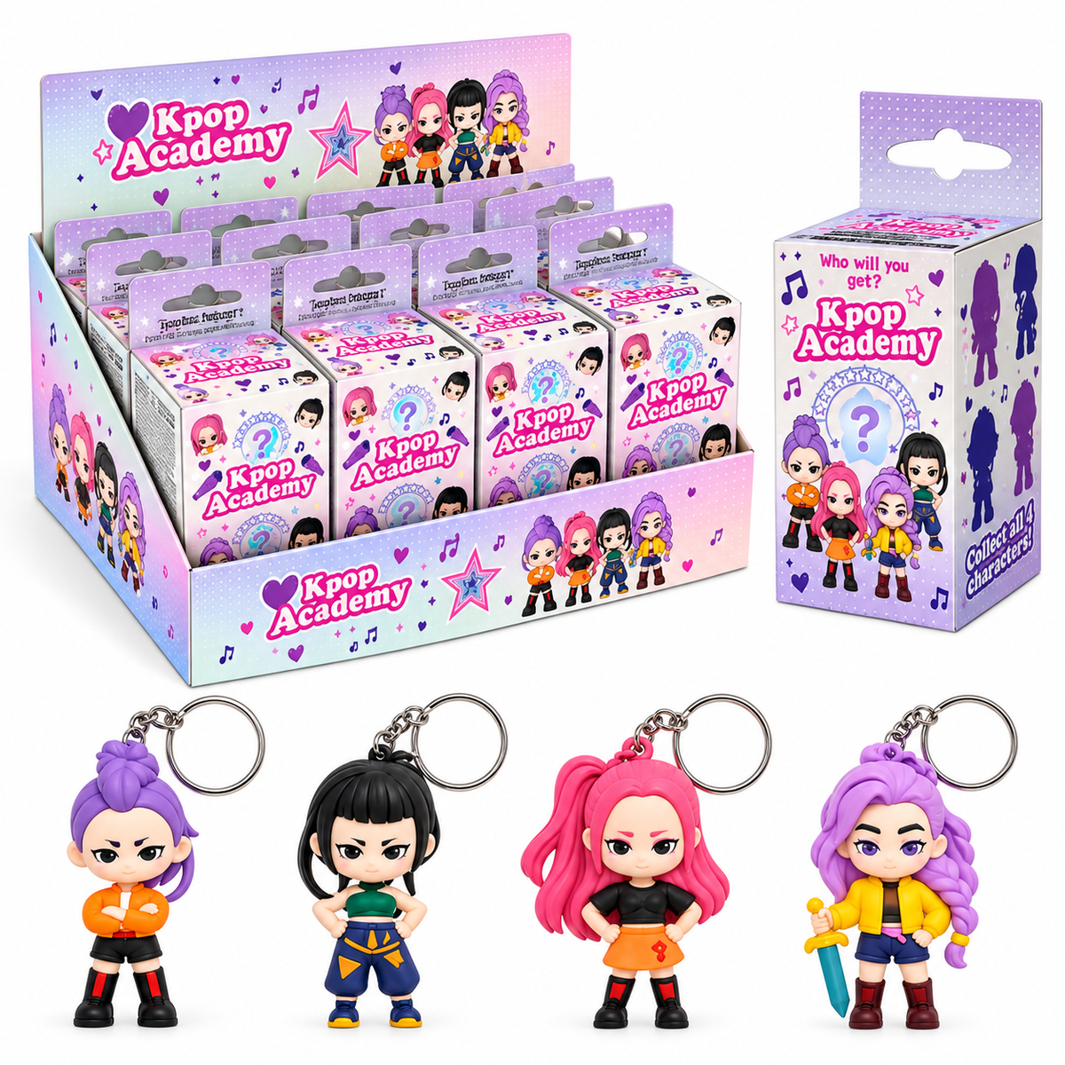 Blind Box Keychain Kpop Demon Hunters