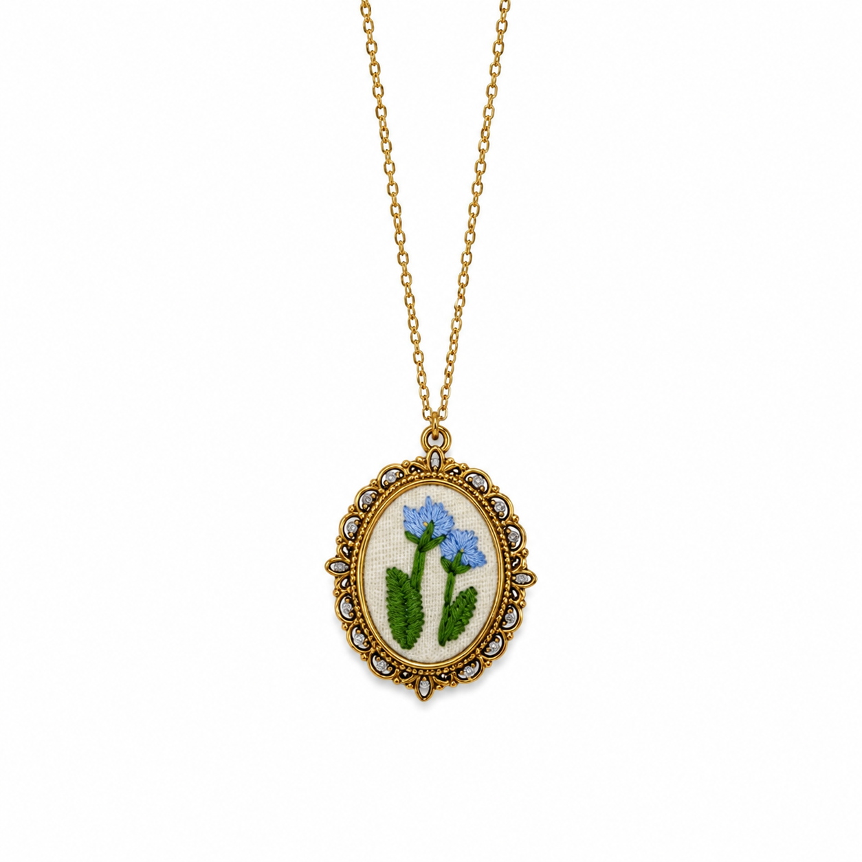 Collana Tulipani Ricamati