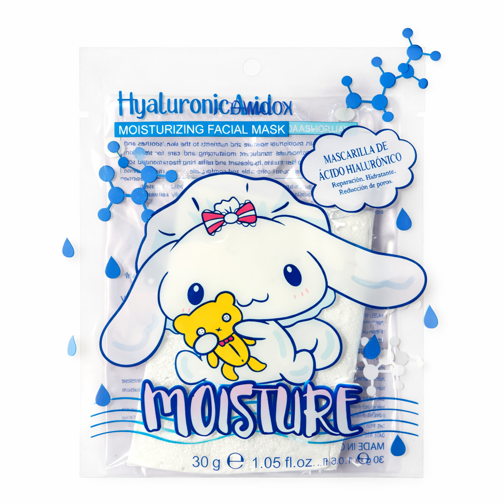 Maschera Viso Cinnamoroll Hyaluronic Acid