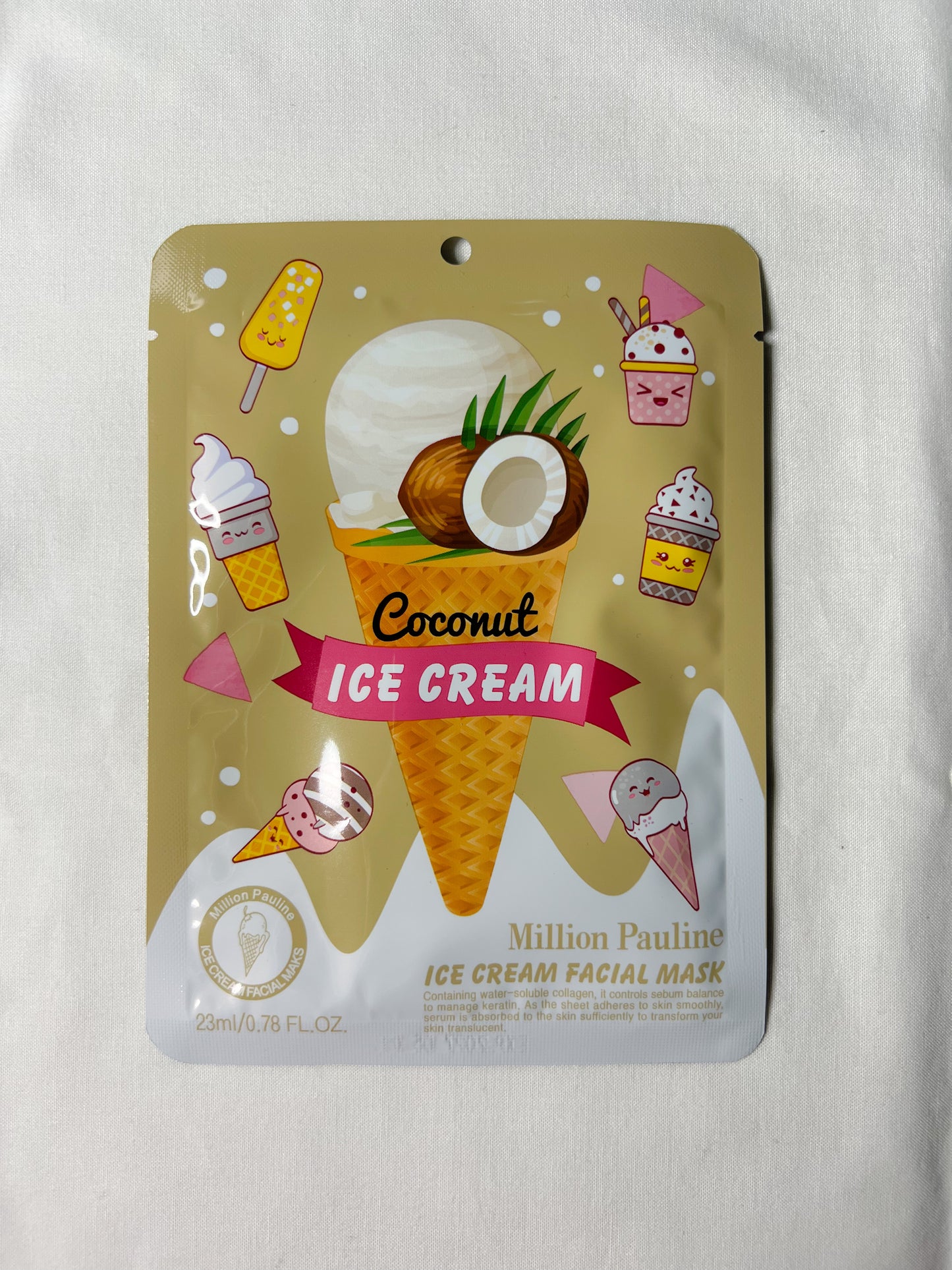 Maschera Viso Ice Cream Coconut