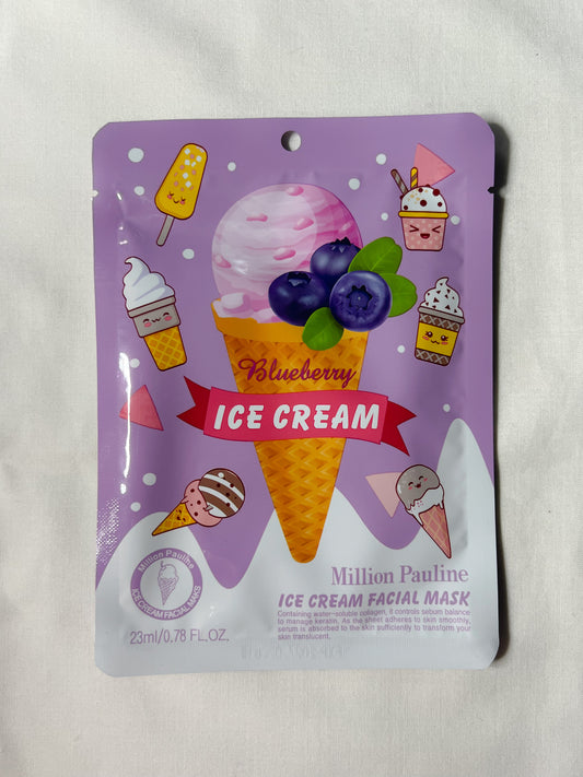 Maschera Viso Ice Cream Blueberry