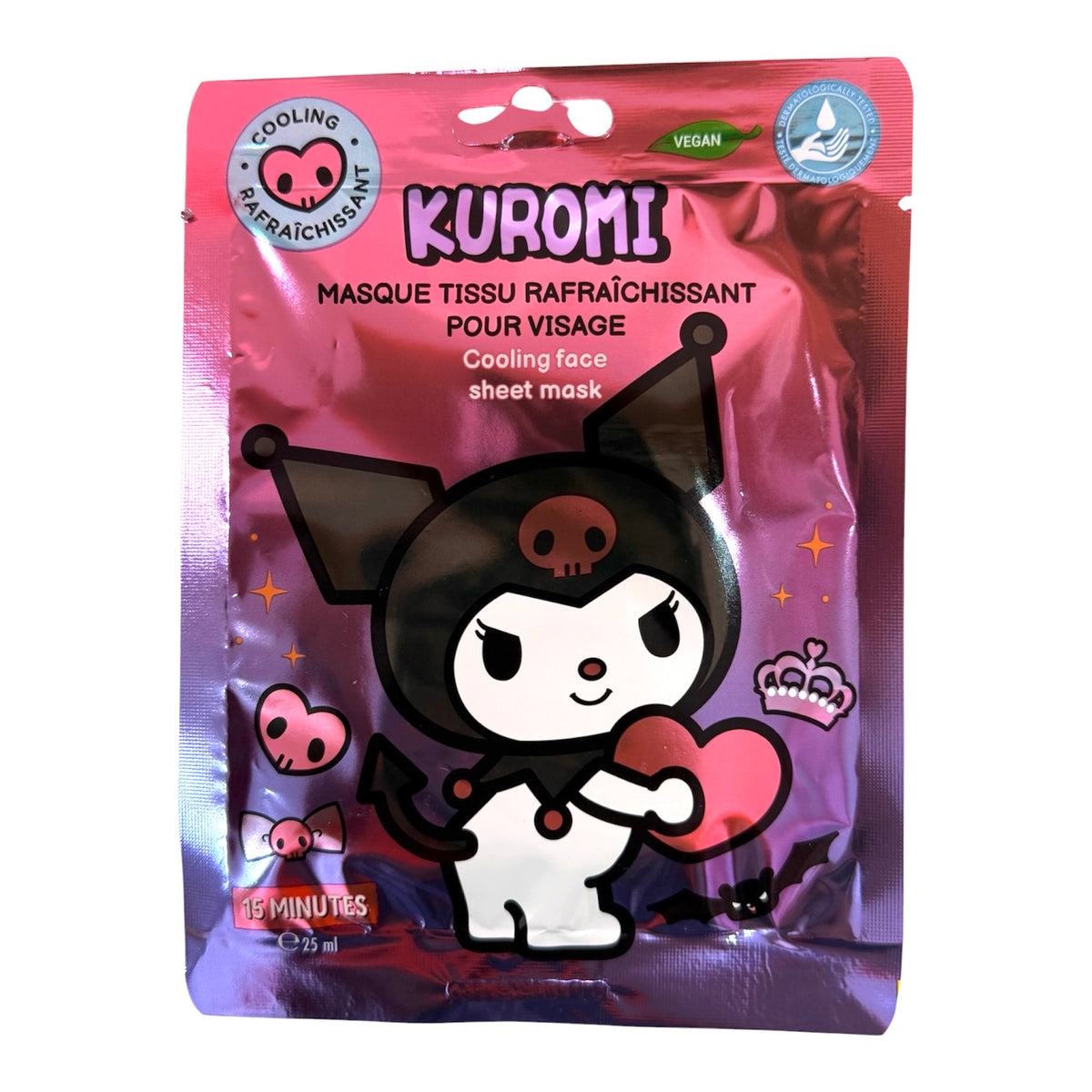 Maschera Viso Kuromi Rinfrescante