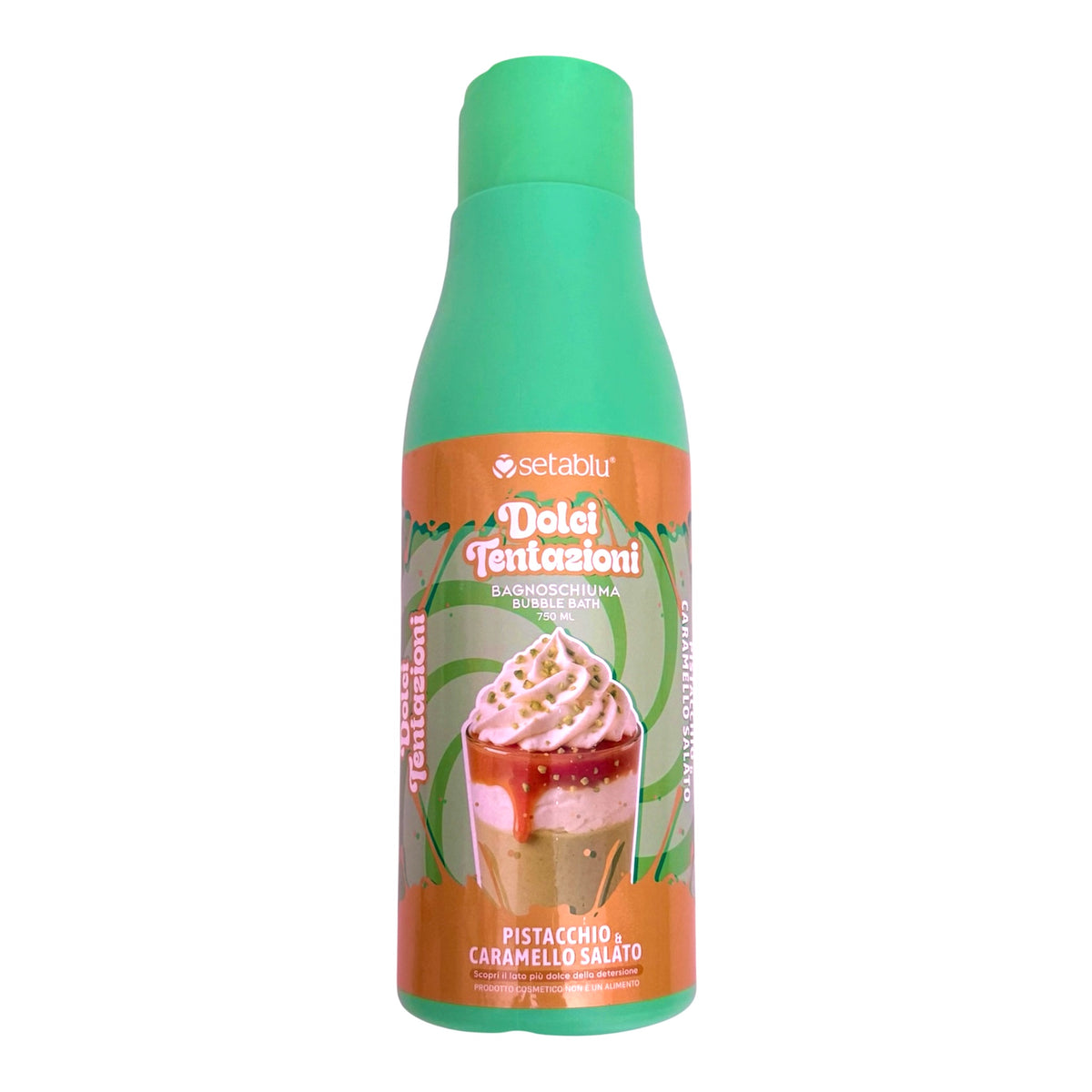Bagnoschiuma Seta Blu Dolci Tentazioni Pistacchio e Caramello Salato 750ml