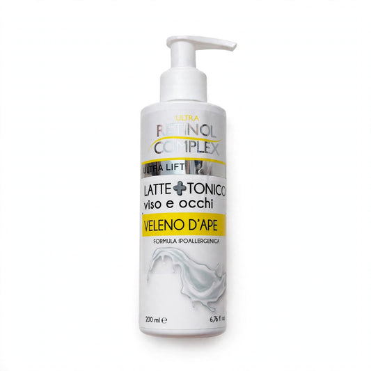Latte+Tonico Viso E Occhi Al Veleno D’Ape Retinol Complex 200ml