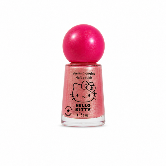 Smalto Per Unghie Rosa Glitter Hello Kitty